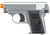 HFC Mini Non-Blowback Gas Airsoft Pistol w/ Mock Suppressor, Silver