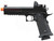 Lancer Tactical Knightshade Hi-Capa Gas Blowback Airsoft Pistol w/ Red Dot Sight, Black/Red