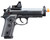 KLI KL-92 Elite IA Optic Ready 6mm Dual Power Gas / CO2 Blowback Airsoft Pistol w/ Red Dot Combo, Black