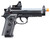 KLI KL-92 Elite IA Optic Ready 6mm Dual Power Gas / CO2 Blowback Airsoft Pistol, Black