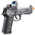 KLI KL-92 Elite IA Optic Ready 6mm Dual Power Gas / CO2 Blowback Airsoft Pistol, Black