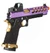 Lancer Tactical Stryk Hi-Capa 5.1 Gas Blowback Airsoft Pistol w/ Red Dot Sight, Purple/Gold