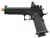 Lancer Tactical Knightshade Hi-Capa Gas Blowback Airsoft Pistol w/ Reflex Red Dot Sight, Black/Green