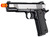 Raven 1911 MEU Gas Blowback Airsoft Pistol, Black/Silver