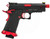 Vorsk CS Compact Vengeance 3.8 Hi-Capa Airsoft Pistol, Black/Red Match