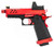 Vorsk 3.8 Hi-Capa Pro GBB Airsoft Pistol w/ Micro Red Dot, Red/Black