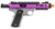 WE-Tech Galaxy 1911 Gas Blowback Airsoft Pistol, Purple Slide w/ Silver Lower
