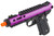 WE-Tech Galaxy 1911 Gas Blowback Airsoft Pistol, Purple Slide w/ Black Lower