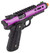 WE-Tech Galaxy 1911 Gas Blowback Airsoft Pistol, Purple Slide w/ Black Lower