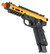 WE-Tech Galaxy 1911 Gas Blowback Airsoft Pistol, Gold Slide w/ Black Lower