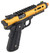 WE-Tech Galaxy 1911 Gas Blowback Airsoft Pistol, Gold Slide w/ Black Lower