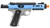 WE-Tech Galaxy 1911 Gas Blowback Airsoft Pistol, Blue Slide w/ Silver Lower