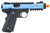 WE-Tech Galaxy 1911 Gas Blowback Airsoft Pistol, Blue Slide w/ Black Lower
