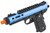 WE-Tech Galaxy 1911 Gas Blowback Airsoft Pistol, Blue Slide w/ Black Lower