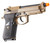 WE-Tech M9A1 Navy Gas Blowback Airsoft Pistol w/ No Markings, Tan