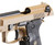 WE-Tech M9A1 Navy Gas Blowback Airsoft Pistol w/ No Markings, Tan