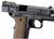 Double Bell Green Gas Full Metal 1911 Gas Blowback Airsoft Pistol w/ Tan Grip, Black