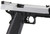 Double Bell Co2 Hi-Capa 5.1 Blowback Airsoft Pistol, Black w/ Silver Slide