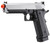Double Bell Co2 Hi-Capa 5.1 Blowback Airsoft Pistol, Black w/ Silver Slide