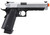 Double Bell Co2 Hi-Capa 5.1 Blowback Airsoft Pistol, Black w/ Silver Slide
