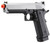 Double Bell Green Gas Hi-Capa 5.1 Gas Blowback Airsoft Pistol, Black w/ Silver Slide