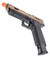 G&G GTP9 MS Gas Blowback Airsoft Pistol, Black/Desert Tan