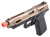 G&G GTP9 MS Gas Blowback Airsoft Pistol, Black/Desert Tan