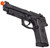 ASG M9A1 Heavyweight Gas Blowback Airsoft Pistol, Black w/ Silver Barrel