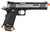 WE-Tech Hi-Capa 6" IREX Competition Full Auto Gas Blowback Airsoft Pistol, Black/Silver