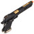 WE-Tech Hi-Capa 6" IREX Full Auto Competition Airsoft Pistol, Black/Gold Barrel w/ Markings
