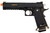 WE-Tech Hi-Capa 6" IREX Full Auto Competition Airsoft Pistol, Black/Gold Barrel w/ Markings