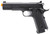 Double Bell CO2 M1911 Blowback Airsoft Pistol w/ Silver Accents, Black