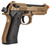 Double Bell M92 Gas Blowback Airsoft Pistol, Tan
