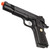 Double Bell M1911 Polymer Gas Blowback MEU Airsoft Pistol, Black