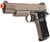 Double Bell M1911 Tactical Low Velocity GBB Airsoft Pistol, Tan