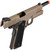 Double Bell M1911 Tactical Low Velocity GBB Airsoft Pistol, Tan