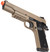Double Bell M1911 Tactical Low Velocity GBB Airsoft Pistol, Tan