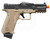 Poseidon CSI XG8 Close Combat Tactical GBB Airsoft Pistol, Black/Tan