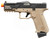 Poseidon CSI XG8 Close Combat Tactical GBB Airsoft Pistol, Black/Tan