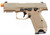 Kizuna Works KW-15K Gas Blowback Airsoft Pistol, Metal/Cerakote FDE