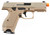 Kizuna Works KW-15K Gas Blowback Airsoft Pistol, Metal/Cerakote FDE