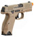 Kizuna Works KW-15K Gas Blowback Airsoft Pistol, Metal/Cerakote FDE