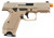 Kizuna Works KW-15K Gas Blowback Airsoft Pistol, Metal/Cerakote FDE