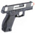 Kizuna Works KW-15K Gas Blowback Airsoft Pistol, Chrome/Black