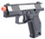 Kizuna Works KW-15K Gas Blowback Airsoft Pistol, Chrome/Black