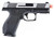 Kizuna Works KW-15K Gas Blowback Airsoft Pistol, Chrome/Black