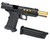 Army Armament R608 Hi-Capa Gas Blowback Airsoft Pistol, Black