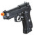 HFC Metal Full-Automatic M9 CO2 Blowback Airsoft Pistol, Black