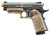 HFC Classic .45 Series Metal CO2 Blowback Airsoft Pistol, Black/Dark Earth