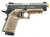 HFC Classic .45 Series Metal CO2 Blowback Airsoft Pistol, Black/Dark Earth